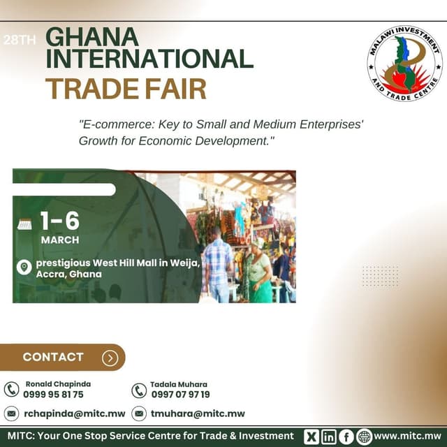 28th Ghana International Trade Fair – ACCRA